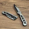 Special Offer G1225 Survival Folding Knife 440C Titanium Coated Drop Point Blade Aluminum Alloy Handle Outdoor Camping Hiking EDC Pocket Folder Knives