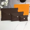 2021 Hoogwaardige Kirigami Pochette Handtas Design Wallet 3 -delige dames portemonnee portemonnees Dubbele Hasp Wallets Fold kaarthouder PA2664