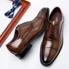 Мужские туфли из спилка, резиновая подошва, деловые офисные мужские туфли из натуральной кожи для свадебной вечеринки, размер 48 231226