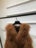 Natural Multi Colors Short Vest 100% Real Genuine Mogolia Sheep Fur Coat Drop Pure Mogolia Fur Gilet ksr855 231226