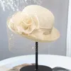 Bloem Fascinators Races Hoeden Voor Vrouwen Elegante Banket Tovenaar Hoed Meisjes Dames Formele Trouwjurk Fedora Hoeden 231225