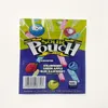 Sour Pouch Candy Packaging Plastic Påsar 4 Design 600 mg litet ätligt paket mylar med dragkedja luktbeständig matklass Material SFJ WVTIB SNPM