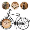 Horloges de table Horloge de vélo Forme Alarme Rétro Métal Vintage Décor pour la maison Vieille mode Pratique Petit rond décoratif