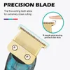 Trimmer VGR Hår Clipper Watertproof Hair Trimmer Cordless Hair Cutting Hine Tblade Haircut Transparent Zero Cutting Hine V961