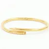 Cuff Designer Bracelets Luxury Jewelry For Women Fashion Bracelets&Bangles Stainless Steel Gold-Plated Never Fade3483