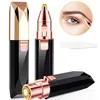 Mini épilation portable rasoir de sourcils 2 en 1 épilateur électrique yeux sourcils lèvres épilateur visage tondeuse rasoir femme 231225