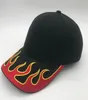 100 bomullsmärke Mens Baseball Caps Street broderi Flame Hip Hop Baseball Cap 2202246770116