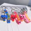 Keychain Sausage Monster Game Toy Presents for Game Fans Födelsedag Christmas Doll Keyring