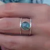 Grande bague Boho en pierre de lune pour femmes, Style Unique, couleur or, bijoux de mariage, bagues de fiançailles pour femmes, 1215a