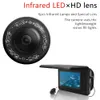 Finder Erchang F431 Videocamera subacquea per pescatori Videocamera Full Hd 1280 * 720p Telecamera a LED a infrarossi da 15 m per la pesca sul ghiaccio invernale