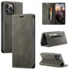 Capas de telefone celular 13 Pro Max Case Flip Couro Capa de telefone para 13 Mini Case Luxo Magnético Flip Wallet Coque