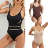 Women's Shapers Women Backless Bodysuit Tummy Control Shapewear Top Seamless Open Crotch Body Shaper Camisole Leotard