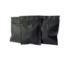100 pièces noir mat refermable Mylar fermeture à glissière sacs d'emballage de stockage de nourriture pour sacs d'emballage de fermeture à glissière en aluminium fgh Jsmbj Xpwvo