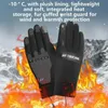Gants chauffants USB écran tactile étanche hiver Snowboard résistant à l'eau Camping en plein air ski moto gant de vélo 231226