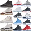 2024 Kinder 11S Kid Basketballschuhe Space Cool Grey Jam Bred Concords Jugendmode Jungen Turnschuhe Kinder Junge Mädchen Weiß Athletic Kleinkinder Outdoor Eur 28-35