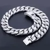 31mm 316L rostfritt stål herrpojkar super tung silver färgkedjan trottoarkn halsband hela gåva smycken lhn35 201013226b