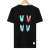 Psychos Bunnys Summer Casual T Shirt Mens Womens Szkielet Rabbit 2024 Nowy projekt Multity Men Men Shirt Projektant mody Para Krótki szef Polo 480