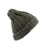 CUHAKCI Winter Wol Skullies Gebreide Dikke Vrouwelijke Warm Houden Beanie Katoen Gehaakte Vrouwen Kleur Volwassen Casual Hat14572785