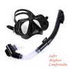 أقنعة أقنعة الغوص Scuba Snorkel Swimming Goggles Dry Snorkel Tube Men Women Antifog Goggles Camera Camera Camera