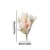 Decorative Flowers Mini Dry Flower Bouquet Dried Decor Reusable Floral Arrangement Centerpiece Table For Parties Bridal