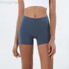 Desginer Aloyoga Yoga Al Double Sided Sandwich Pants Pants Women's High midjelyft Höfterna Honung Peach Hip Sports Shorts Fitness Pants