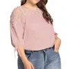 Damesblouses Mode Damestops En 5xl Plue Size Chiffon Linten Lantaarn Halve mouw Mesh Perspectief Top Ropa Mujer Invierno 2023