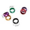 120 Pz Anello per piede in alluminio per uccelli Diametro interno 8mm10mm s Pappagallo Volo all'aperto Formazione Identificazione Forniture per gare 231225