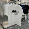 Mens Designer Camisetas Bordado Vestuário de Verão Roupas Homens Camisetas Tee T-shirt Redondo Pescoço Primavera Alta Tendência Solta Manga Curta Roupas Masculinas Tamanho S-XXL