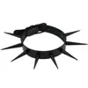 Vegan Lederen Spiked Choker Ketting Punk Kraag Voor Vrouwen Mannen Emo Biker Metal Chocker Ketting Goth Jewelry274i