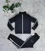 Pullover Female Designer Modne drukowane długie dwusiemiczne Set Set Pants Pants Casual Sport Suit Size S-XXL