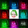 Partymasken Halloween Ostern Partymasken Grünes Haar Clown Led Kaltlichtmaske Bar Glowing Fy9557 Ss0114 Drop Lieferung Hausgarten Fest Ot6Vn