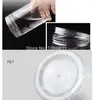 Storage Bottles Plastic Cosmetic Jars Clear PET 5oz 8oz 150ml 200ml 250ml Transparent Empty Makeup Cream Wax Packaging Containers Pots With