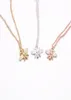 Collier avec pendentif abeille classique, tendance, mignon, insectes de dessin animé, or, argent, Rose, trois couleurs, en option, 6069623