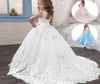 2022 Summer Girls Dress Long Bridesmaid Kids Dresses For Girls Children Princess Dress Party Wedding Dress 3 10 12 Years Vestido A7098384