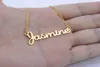 Aangepaste naam ketting vintage werkelijke handschrift handtekening hanger ketting vrouwen mannen choker sieraden vriendschap cadeau voor her4483329