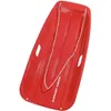 Kids Toddler Plastic Toboggan Snow Sled with Pull Rope for 1 Adult or Kid Rider Red and Blue 2 Pack Freight free 231225