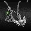 Outlander Ketting van Film Sieraden Schotland Nationale Bloemen Hangers Kettingen Vrouwen Retro Stijl Kralen Ketting4241977