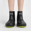 Parzival mulher sapatos de chuva à prova dwaterproof água botas de borracha senhoras casuais antiderrapante apartamentos bota de chuva feminino isolado jardim galochas 231226