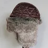 冬のロシアの爆撃機の女性の男性のトラッパースノーキャップと耳のフラップUnshanka Hat 231225