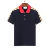 Designer Classic Polo Color Business Business Tee Cotton Mens T-shirt Top Top High Quality Shirts Fashion Shirts Femmes Polos Polos Sleeves Casual Loose Tees Marque de luxe