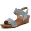 Pu Dress Sandals Fashion Bimooth Slippers Wedges Brand For Women S Summer Size Big Sapatos Mulheres TPR SOLE HAPELOS BM SAPAÇÃO BM SAPAÇÃO