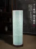 Vasi Vaso da pavimento in ceramica Jingdezhen intagliato a mano Celadon Faretra Soggiorno Bottiglia di porcellana Decorazione