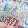 Party Favor 12st Love Heart Wand Tube Tom Bubble Soap Bottle Wedding Presents To Gäster Födelsedagsdekor Baby Shower Favors Kids Toys