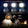 Nya bärbara lyktor Portable USB Lantern Camping Light Waterproof Tent Light Ficklight Mobile Power Bank Function Emergency Light