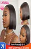 4x4 Short Bob Wigs Lace Closure Wig Straight Human Hair Wigs For Black Women 150 Brazilian Hair Perruque Cheveux Humain S0826347896535928