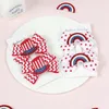 20 parskal 4 juli Ribbon Bow Hair Clips 295 "Patriotic Alligator for Kids Girls Acces 231225