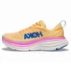 New Time To FLY HOKA ONE ONE Bondi 8 Running Shoes Clifton 8 9 Carbon x 3 trainer Sneakers Designer Men Summer Orange Amber Hokas womens Free People Platform Shoe us 13