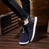 Stövlar trevliga våren England Tooling Men's Casual Low-Top Shoes Student Canvas Sports Rty6