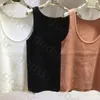 Sexig besättning Neck Tank Top Womens Designer Slim Knitwear Fashion Casual ärmlös skördetoppar Solid Color Vest