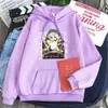 Mode Japon Anime À Votre Éternité Sweats À Capuche Haruku Décontracté Streetwear Drôle Dessin Animé Fushi Joan Hiver Patchwork Sweat